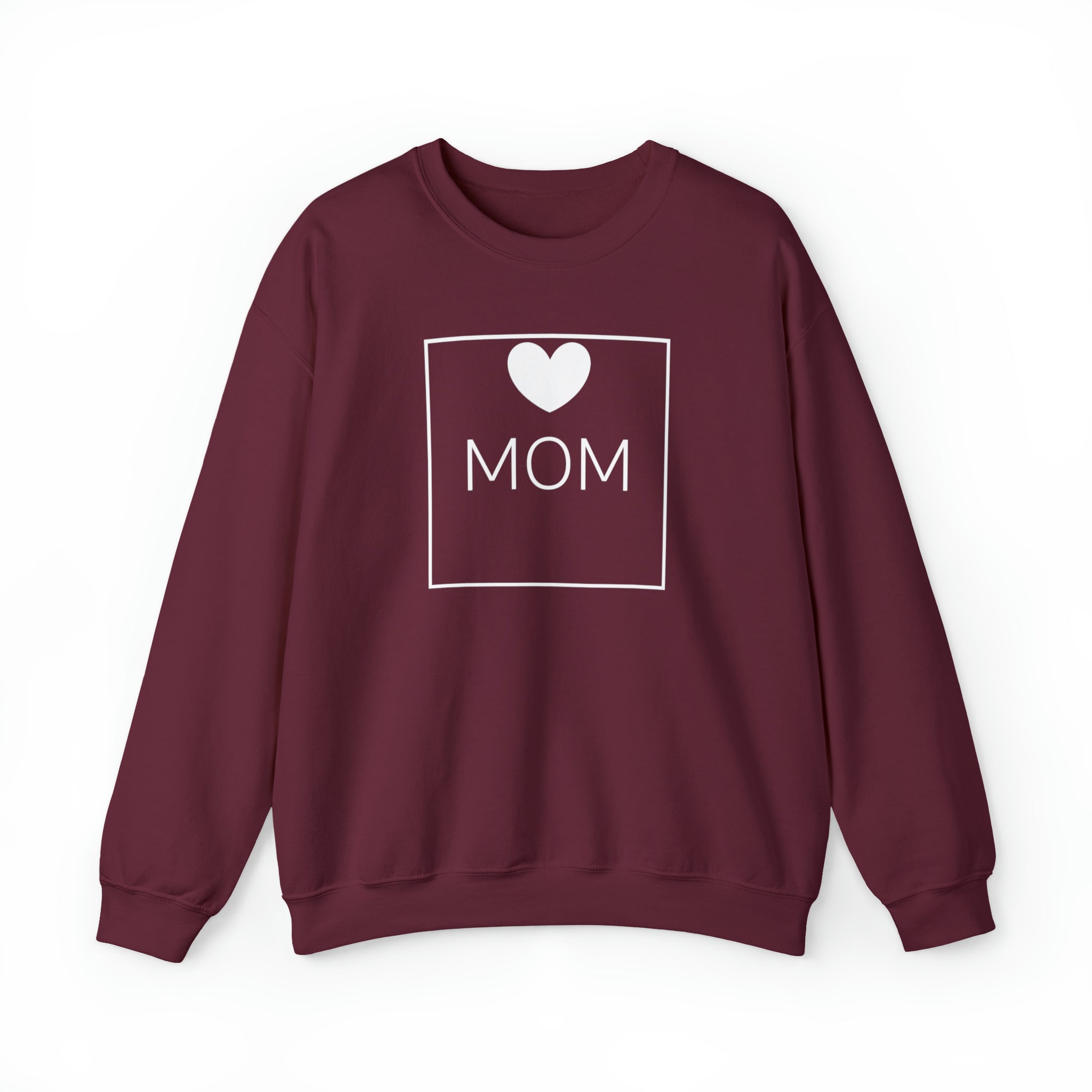 Heart Mom Box Crewneck Sweatshirt CHD warrior