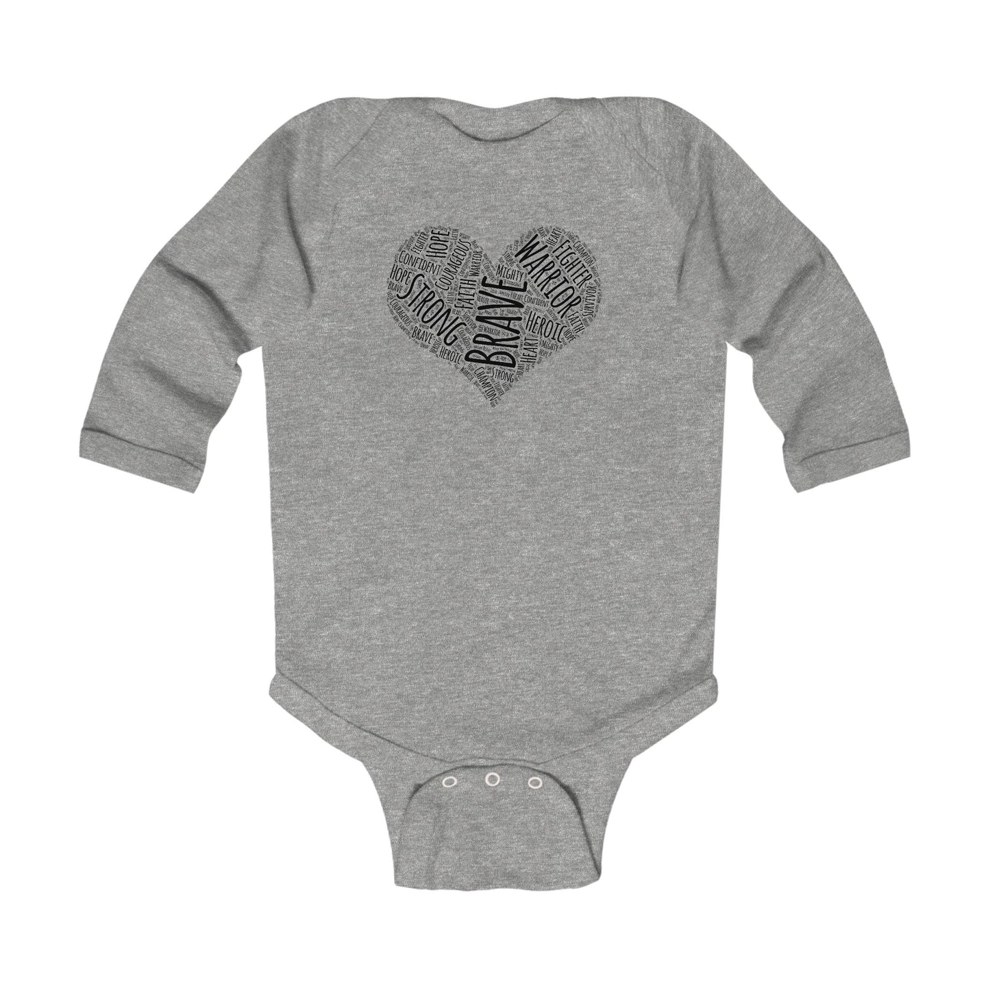 If my Heart Had Words Long-Sleeve Onesie