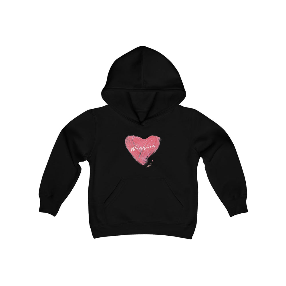 Kids Brushed Heart Warrior Hoodie