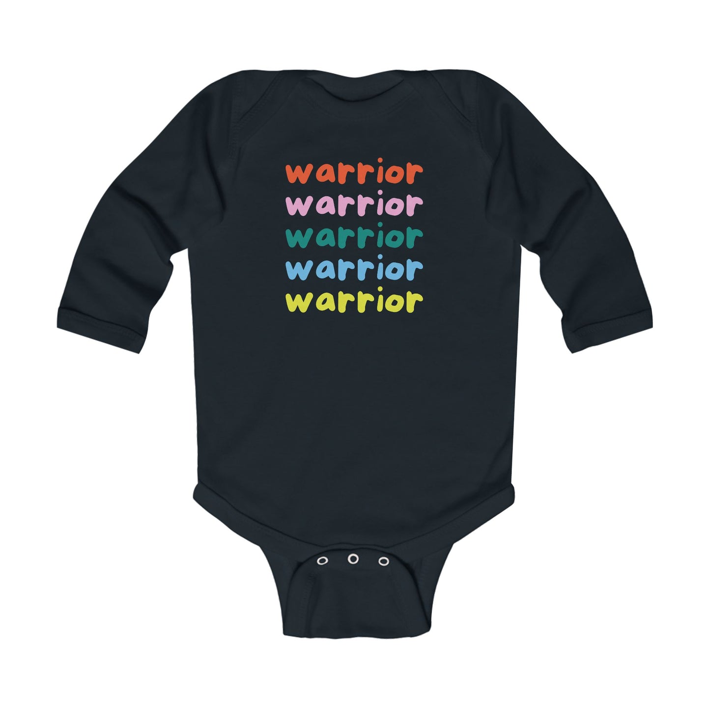 Warrior Long-Sleeve Onesie