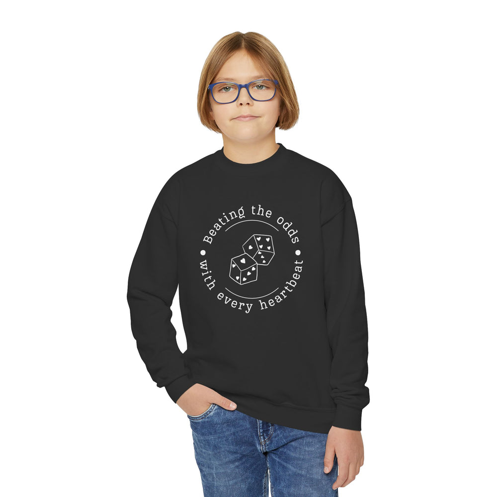 
                  
                    Beating the Odds Youth Crewneck Sweatshirt
                  
                