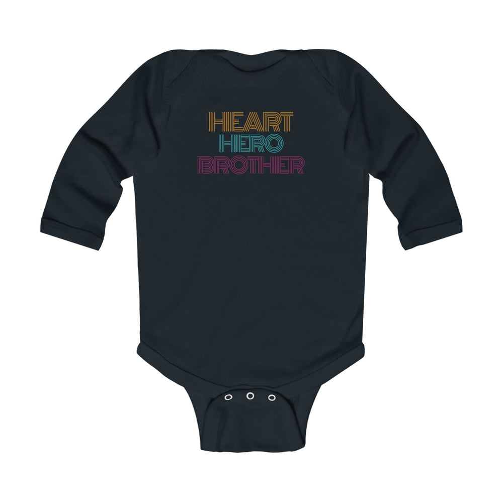 
                  
                    Heart Hero Brother Retro Long-Sleeve Onesie
                  
                