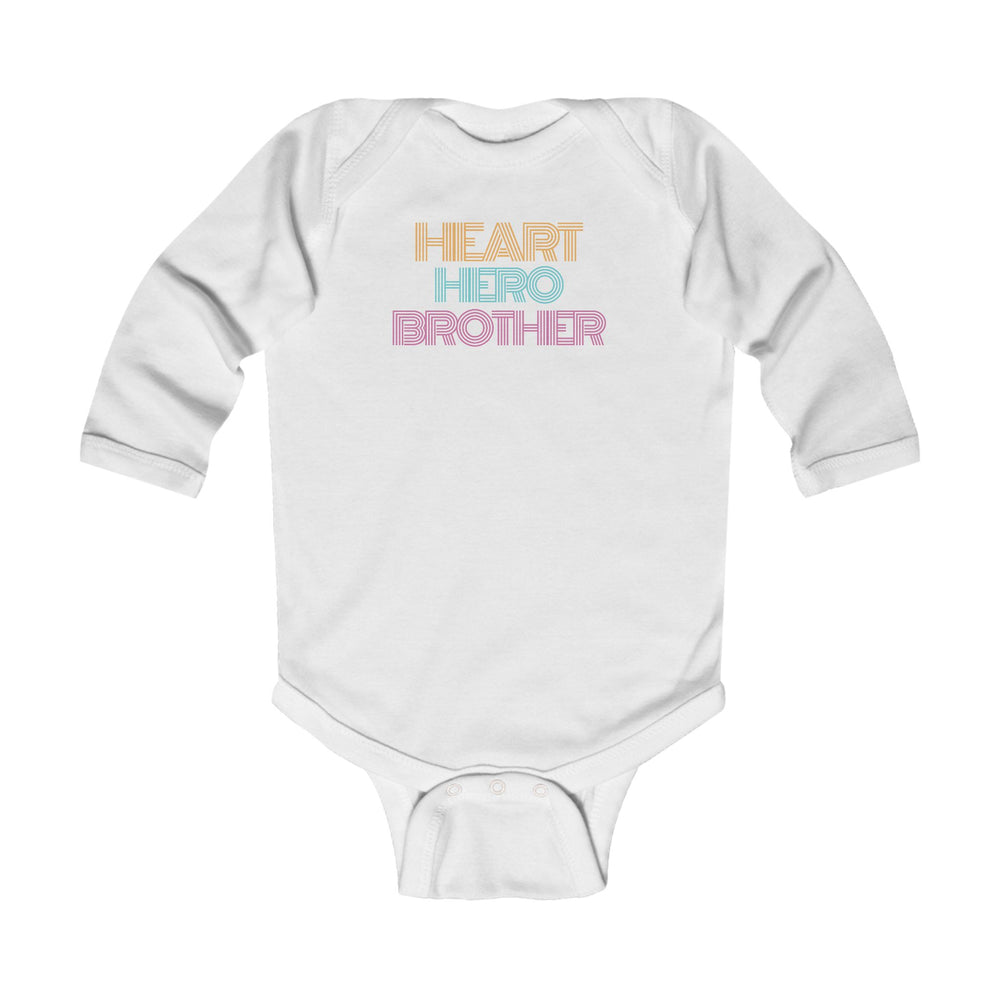 
                  
                    Heart Hero Brother Retro Long-Sleeve Onesie
                  
                