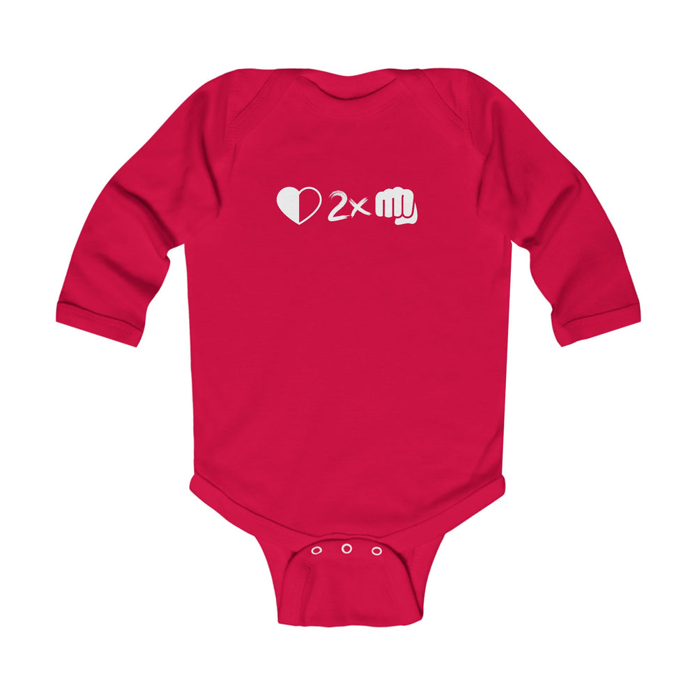 
                  
                    Half a Heart, Twice the Fight Long-Sleeve Onesie
                  
                