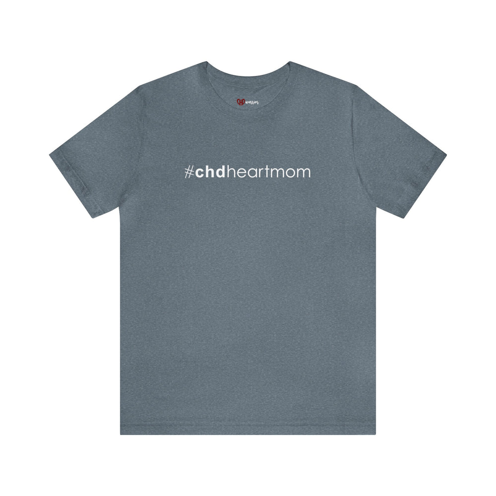 
                  
                    CHD Heart Mom Unisex Tee (white text)
                  
                