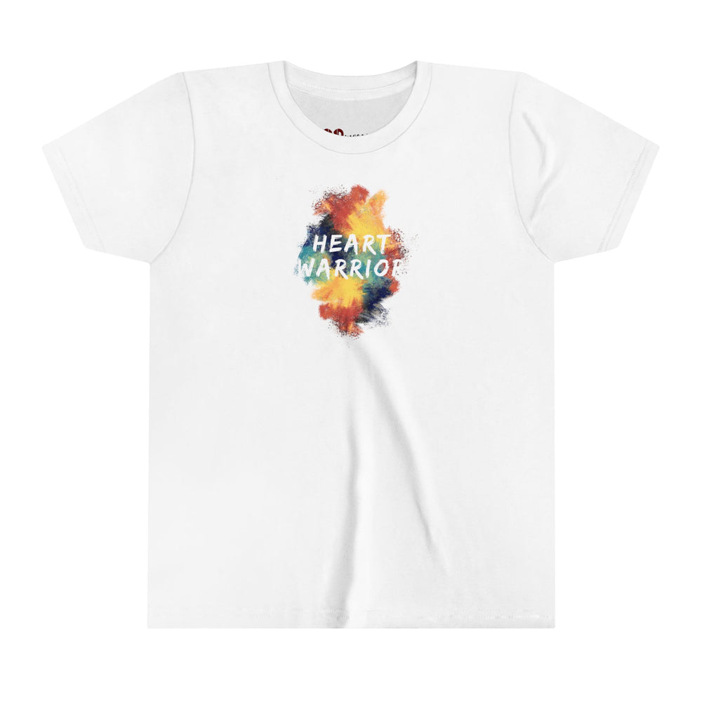 Heart Warrior Watercolor Youth Tee