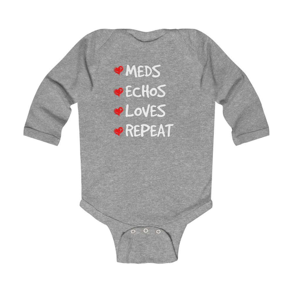 
                  
                    Meds Echos Loves Repeat Long-Sleeve Onesie
                  
                