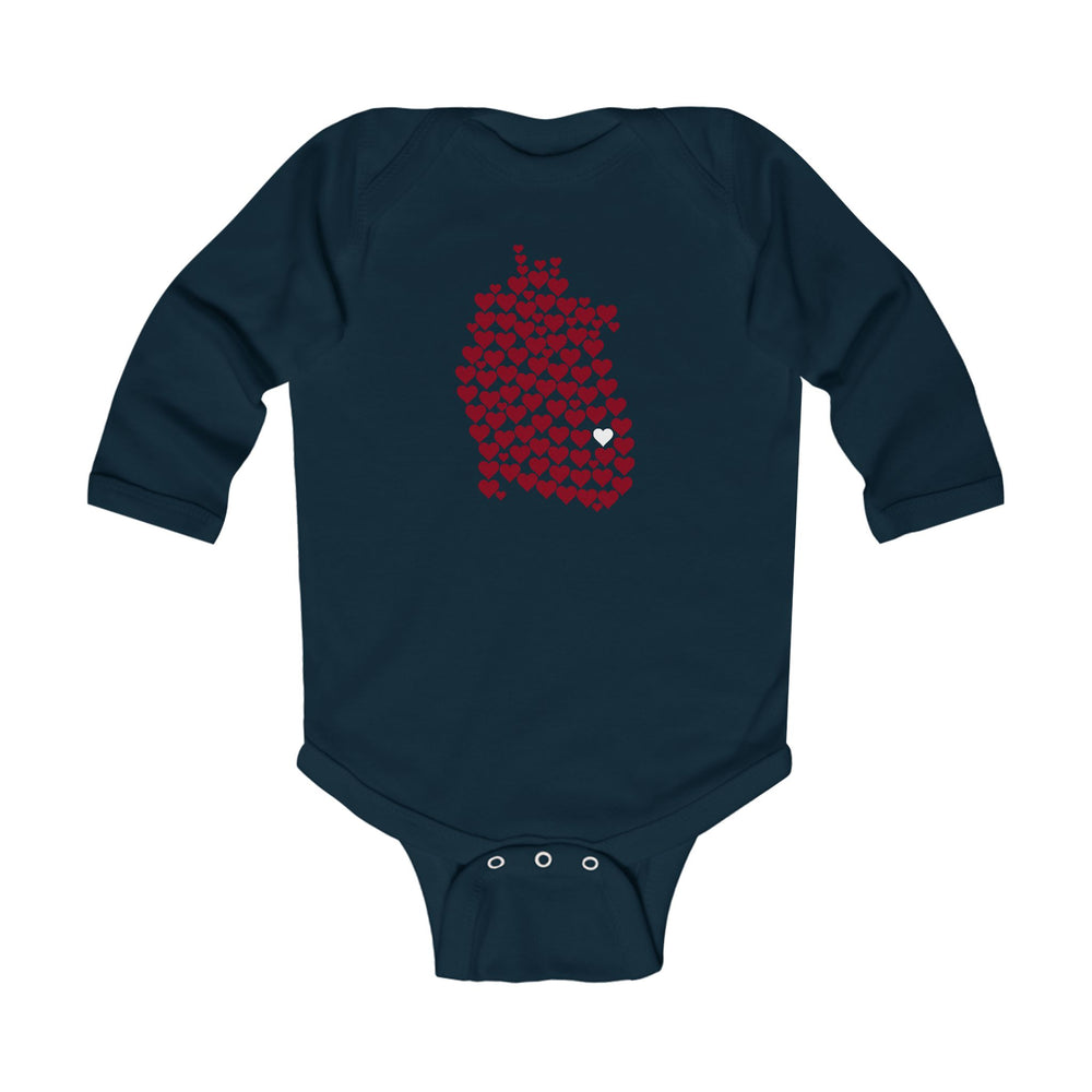 
                  
                    1 in 100 Hearts Long-Sleeve Onesie
                  
                