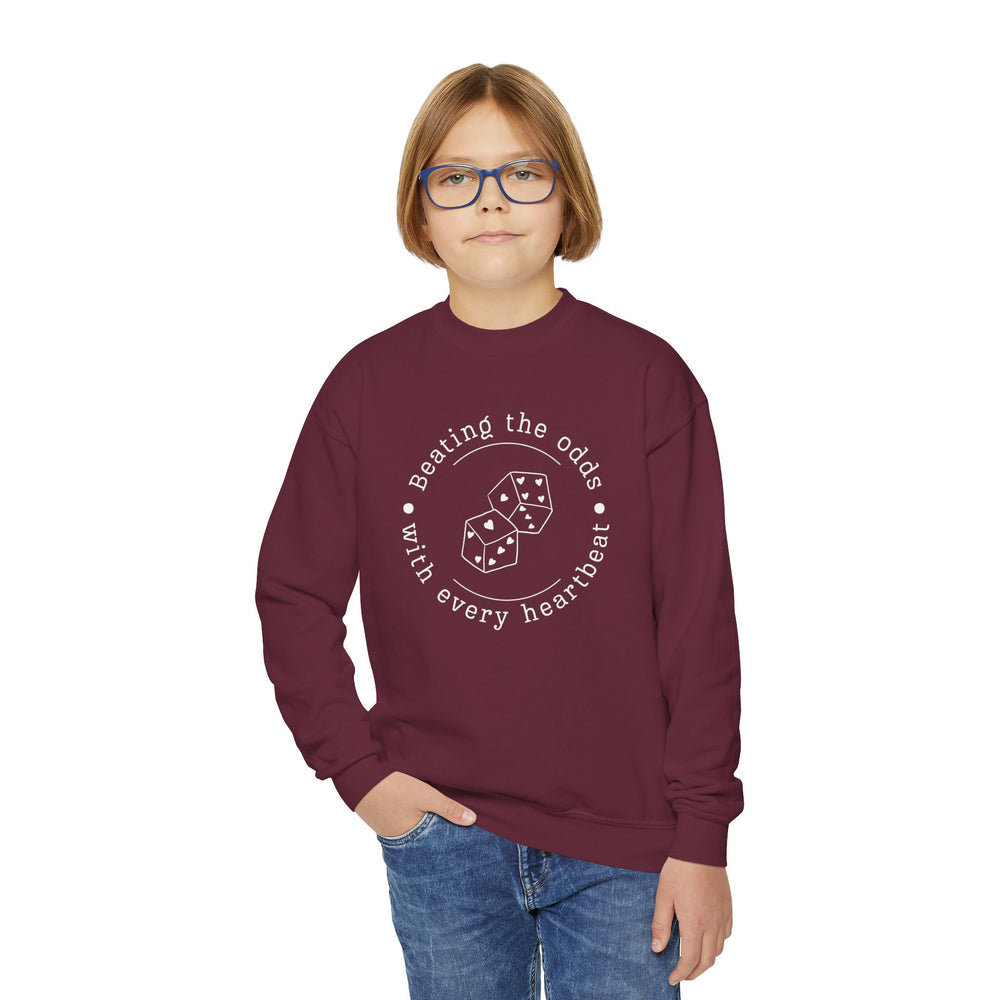 
                  
                    Beating the Odds Youth Crewneck Sweatshirt
                  
                