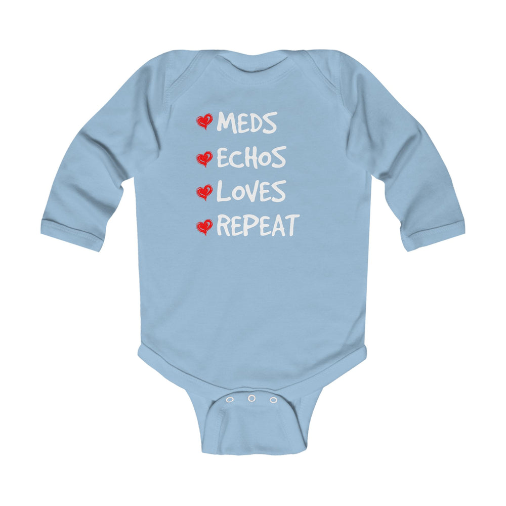 
                  
                    Meds Echos Loves Repeat Long-Sleeve Onesie
                  
                