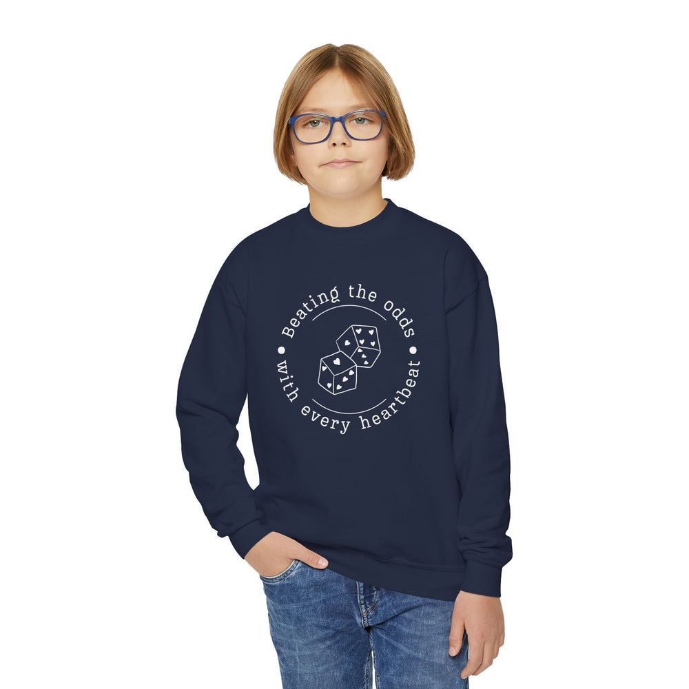 
                  
                    Beating the Odds Youth Crewneck Sweatshirt
                  
                