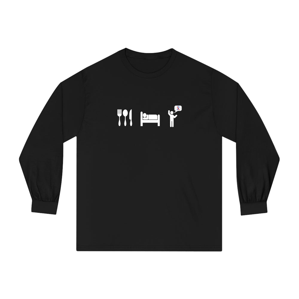 Eat, Sleep & Advocate Long Sleeved Tee