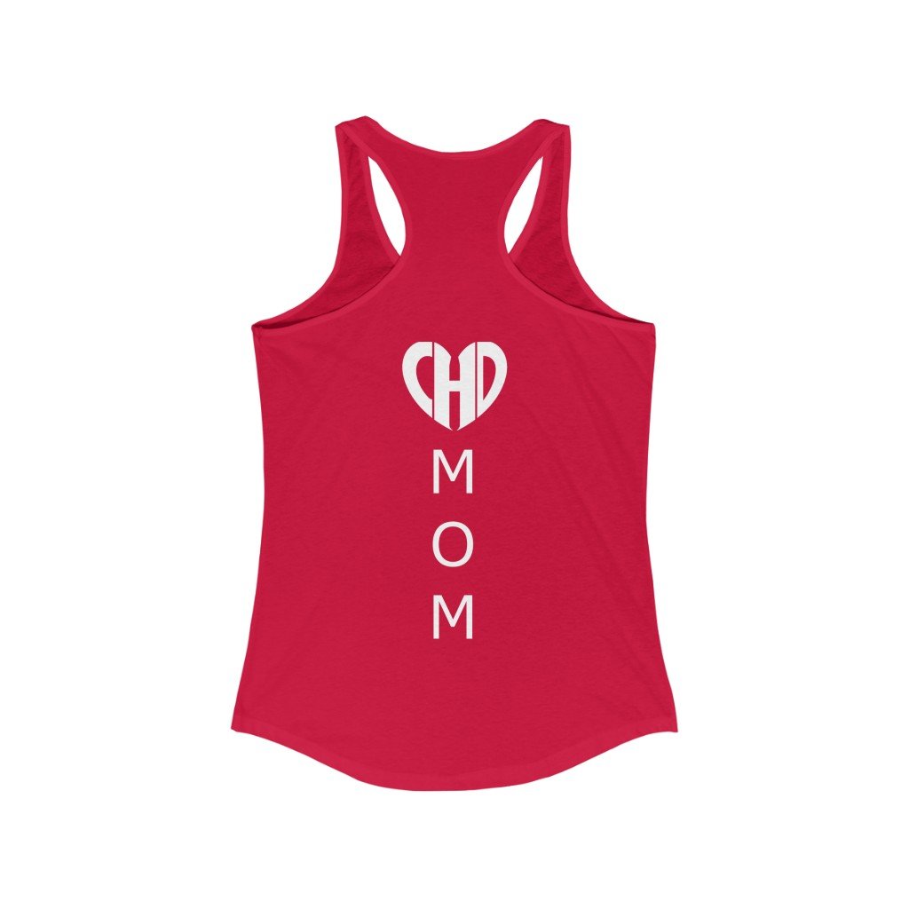 CHD Mom Slim Fit Racerback Tank - CHD warrior