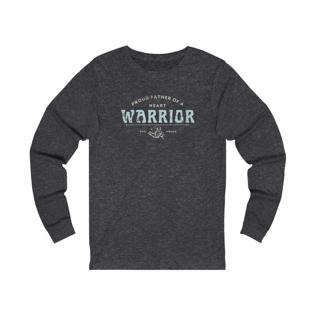 Proud Father of a Heart Warrior Long Sleeve Tee