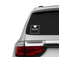 Heart Mom Box Car Decal - CHD warrior